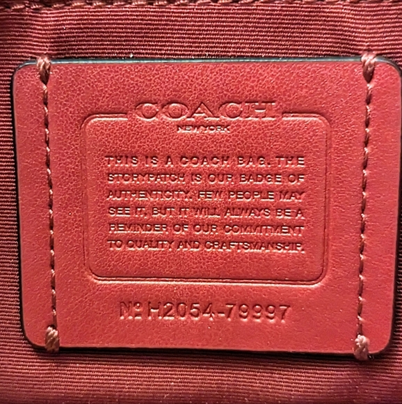 Coach Burgundy Satchel - Picture 4 of 5